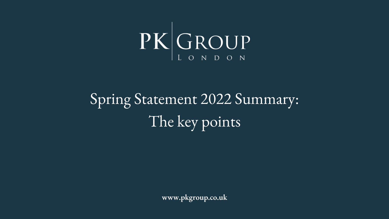 Spring Statement 2022 Summary: The key points